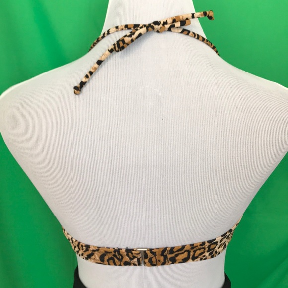 NWOT Victoria’s Secret leopard bikini top 34D - Picture 5 of 9